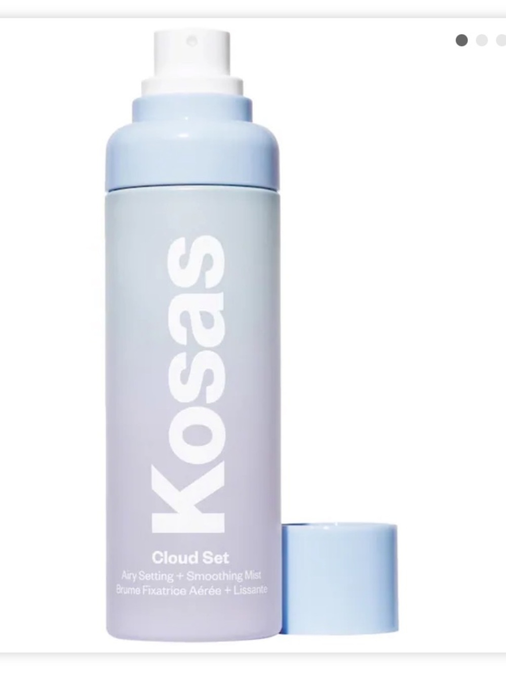 NWT Kosas Cloud Set Airy Setting & Smoothing Mist